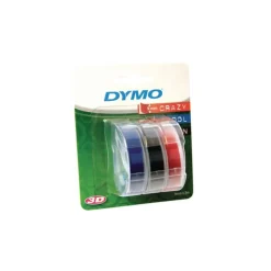 PK3 DYMO KOHOKIRJOITINTEIPPI 9 MM MUS/SIN/PUN