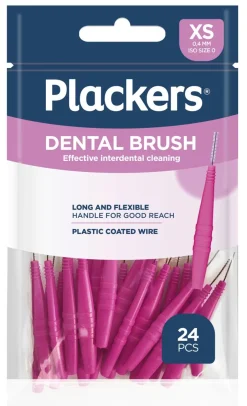 PLACKERS DENTAL BRUSH HAMMASVÄLIHARJA 0,4 MM 24 KPL