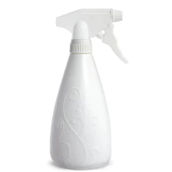 PLASTEX SUMUTINPULLO/ORNAMENTTI 0.7L VALKOINEN