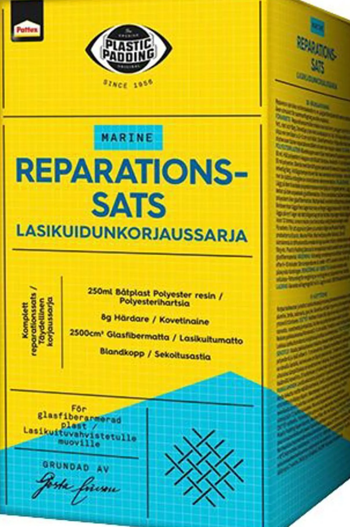 PLASTIC PADDING LASIKUIDUN KORJAUSSARJA 0,25 L