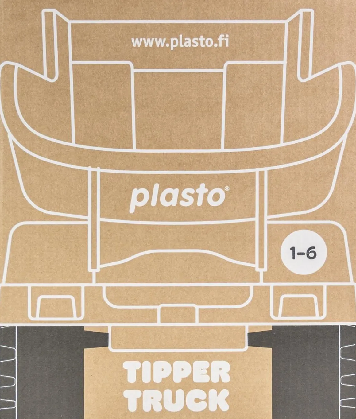 PLASTO SOFT NEUTRALS ISO KUORMA-AUTO 60 CM