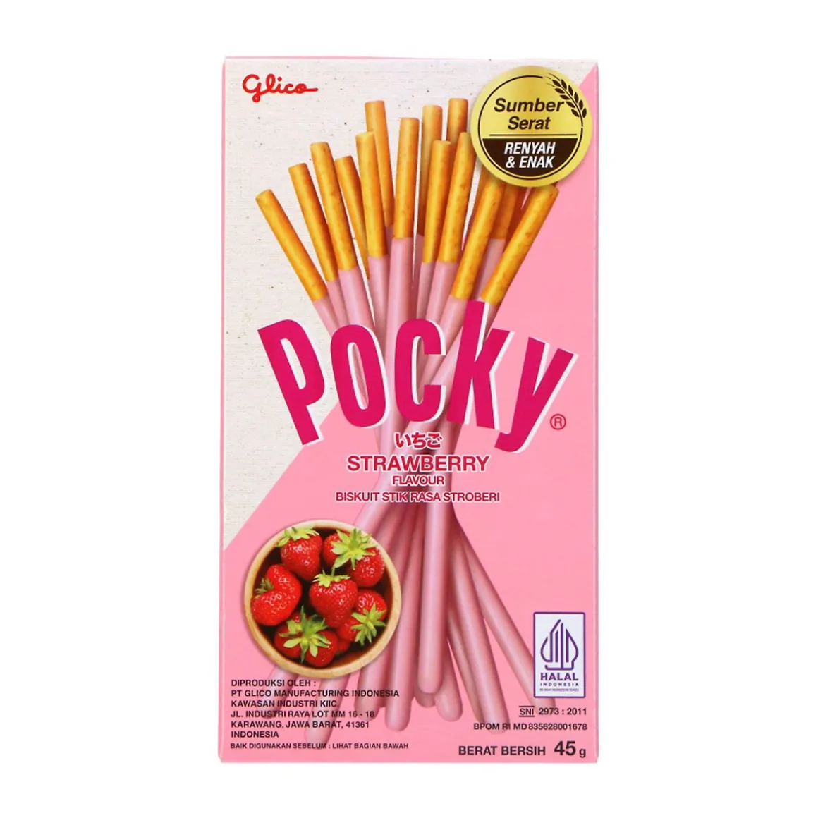 POCKY KEKSITIKKU MANSIKKA 45 G