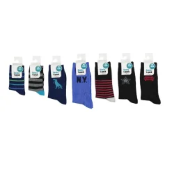 POIKIEN 1-PACK SUKKA, KUOSILAJITELMA, 98% POLYESTER, 2% E