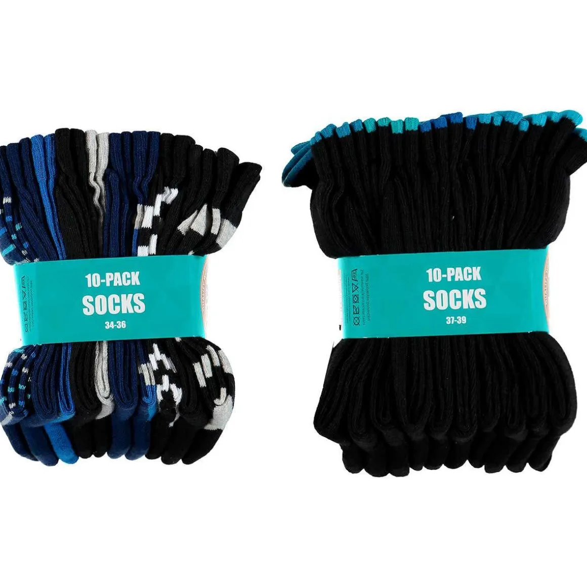POIKIEN 10-PACK SUKKA, KOOT 25/27-37/39