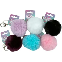 POMPOM AVAIMENPERÄT KLIPSILLÄ