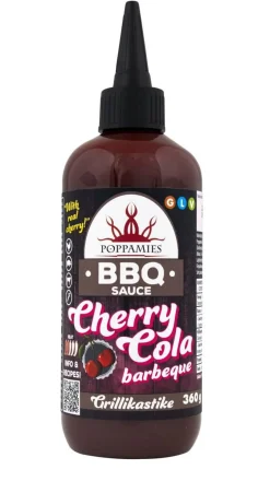 POPPAMIES BBQ SAUCE CHERRY & COLA BARBEQUE KASTIKE 360 G