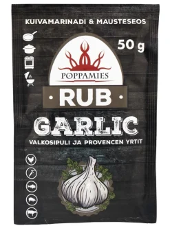 POPPAMIES RUB GARLIC MAUSTESEOS  50 G