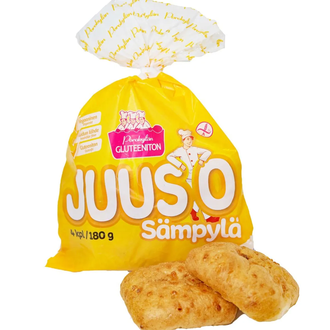 POROKYLÄN JUUSOSÄMPYLÄ 4KPL GTON 180 G