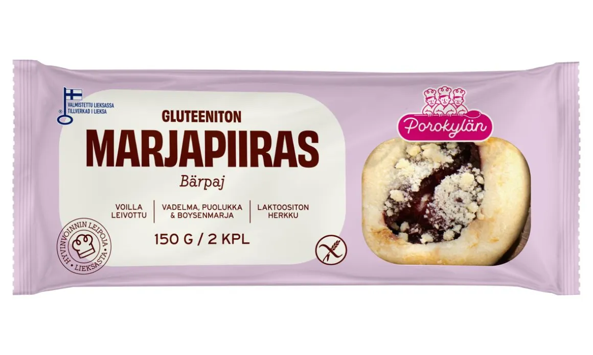 POROKYLÄN MARJAPIIRAS 2KPL GTON 150 G