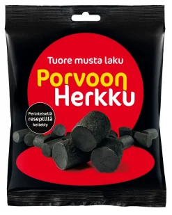 PORVOON HERKKU TUORE MUSTA LAKU 230 G