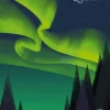 POSTIKORTTI NORTHERN LIGHTS