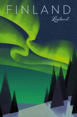 POSTIKORTTI NORTHERN LIGHTS