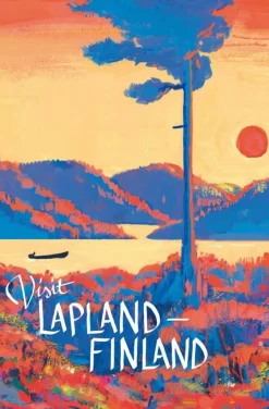 POSTIKORTTI VISIT LAPLAND, HEINONEN