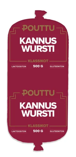POUTTU KANNUSWURSTI TANKO 500 G