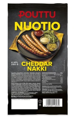 POUTTU NOPEAT NUOTIO NAKKI CHEDDAR 250 G