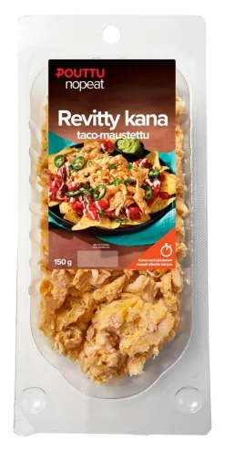 POUTTU NOPEAT REVITTY KANA TACO-MAUSTETTU 150 G