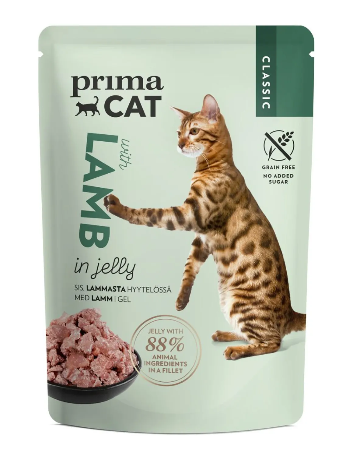 PRIMACAT CLASSIC LAMMASTA HYYTELÖSSÄ 85 G