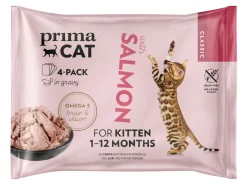 PRIMACAT CLASSIC LOHTA KASTIKKEESSA PENNUT 4*85G 340 G