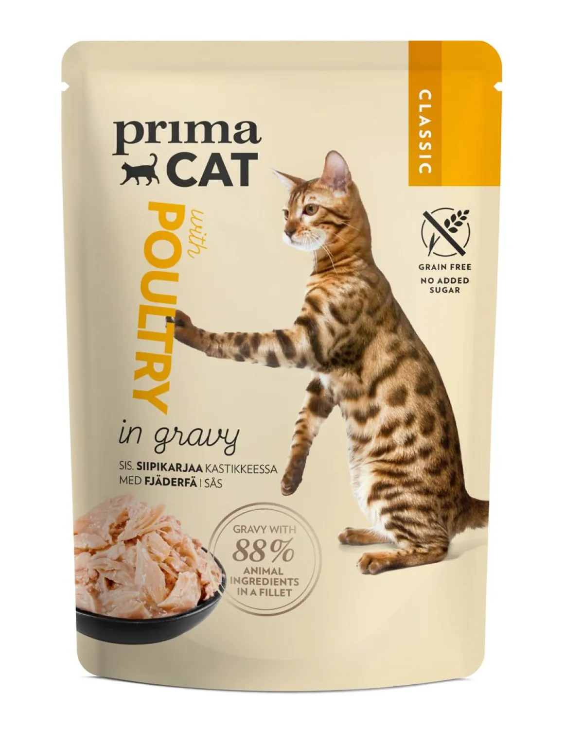 PRIMACAT CLASSIC SIIPIKARJAA KASTIKKEESSA 85 G