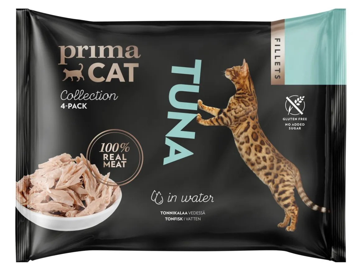 PRIMACAT FILLETS 4*50G TONNIKALAA VEDESSÄ 200 G