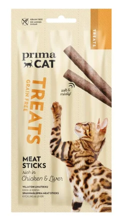 PRIMACAT MEAT STICK KANA-MAKSA 3KPL 15 G