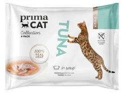 PRIMACAT SOUPS 4*40G TONNIKALAA LIEMESSÄ 160 G