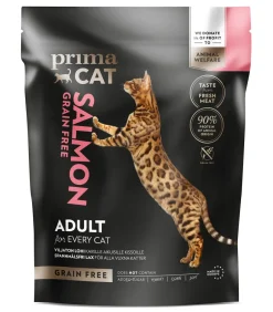 PRIMACAT TÄYSRAVINTO VILJATON LOHI AIKUISILLE KISSOILLE 400 G