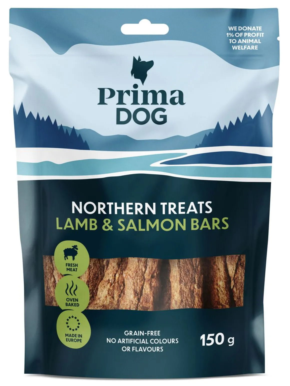 PRIMADOG NORTHERN TREATS LAMMAS-LOHITANKO 150 G