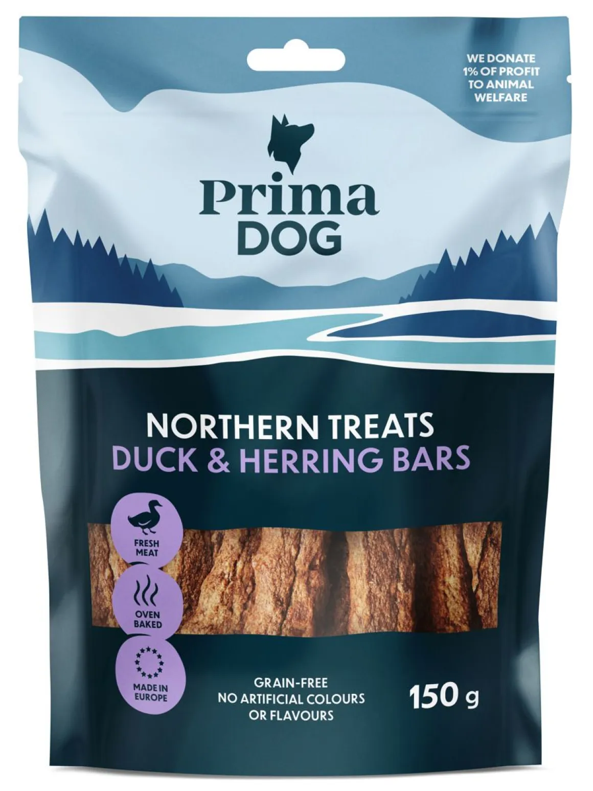 PRIMADOG NORTHERN TREATS ANKKA-SILLITANKO 150 G