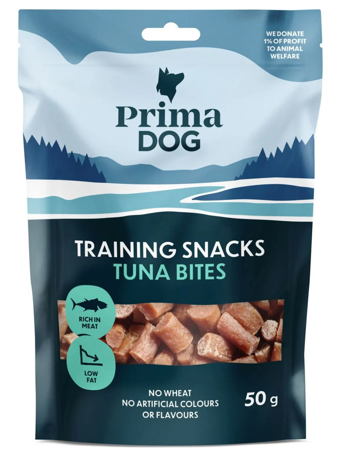PRIMADOG TRAINING SNACKS TONNIKALAPALA 50 G