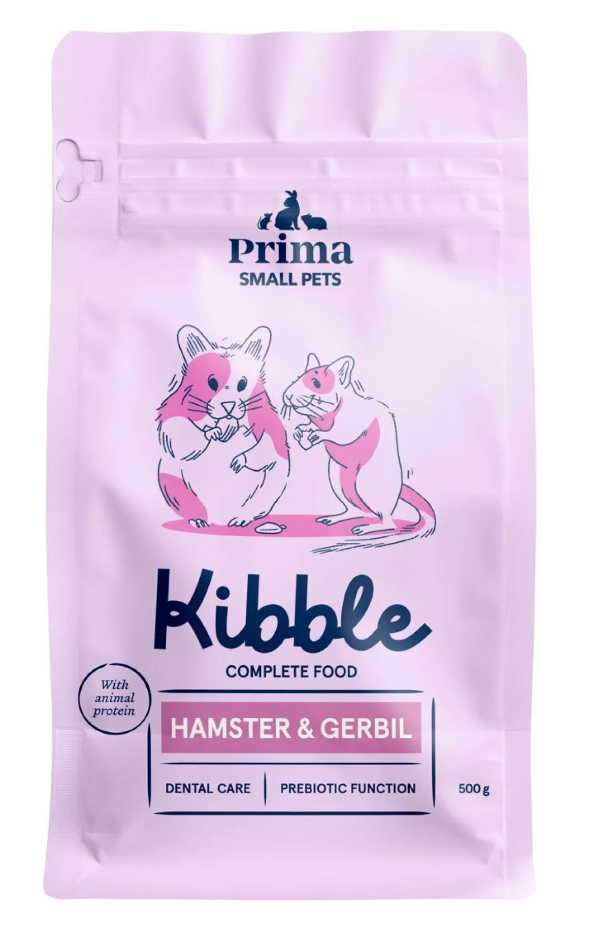 PRIMA SMALL PETS KIBBLE TÄYSRAVINTO MARSUILLE 1,5 KG