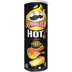 PRINGLES HOT FLAMIN CHEESE  160 G