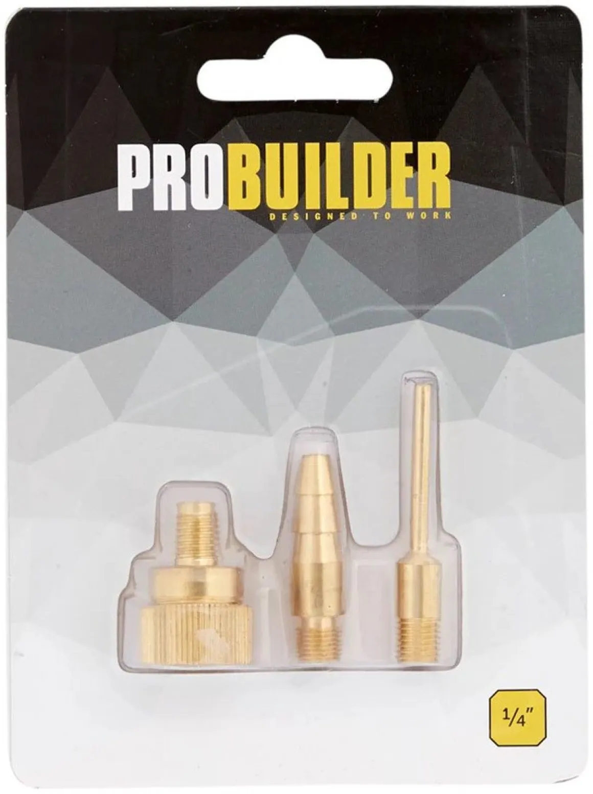 PROBUILDER PAINEILMALIITINSETTI 3KPL 1/4"
