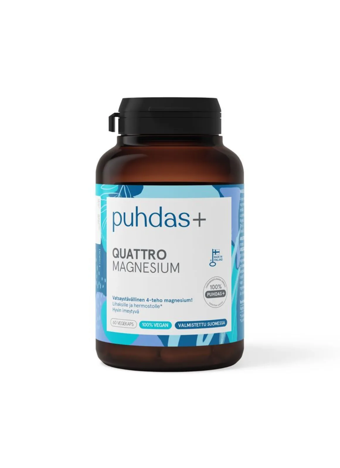 PUHDAS+ QUATTRO MAGNESIUM 60 KPL