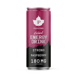 PUHDISTAMO NATURAL ENERGY DRINK RASPBERRY TLK 330 ML