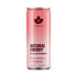 PUHDISTAMO NATURAL ENERGY DRINK WILD STRAWBERRY TLK 330 ML