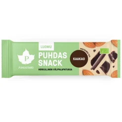 PUHDISTAMO PUHDAS SNACK -PATUKKA, KAAKAO, LUOMU 40 G