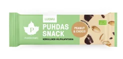PUHDISTAMO PUHDAS SNACK -PATUKKA, PEANUT & CHOCO, LUOMU 40 G