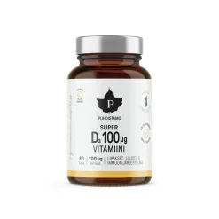 PUHDISTAMO SUPER D-VITAMIINI 60 KPL