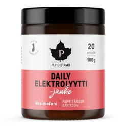 PUHDISTAMO DAILY ELEKTROLYYTTIJAUHE, VESIMELONI 100