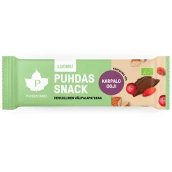 PUHDISTAMO PUHDAS SNACK -PATUKKA, MARJAINEN, LUOMU 40 G