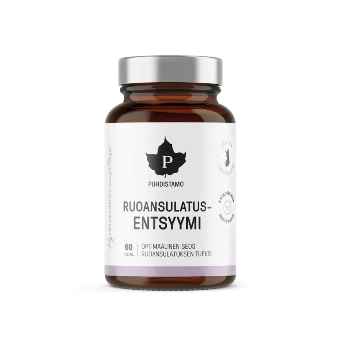 PUHDISTAMO RUOANSULATUSENTSYYMI 60 KPL