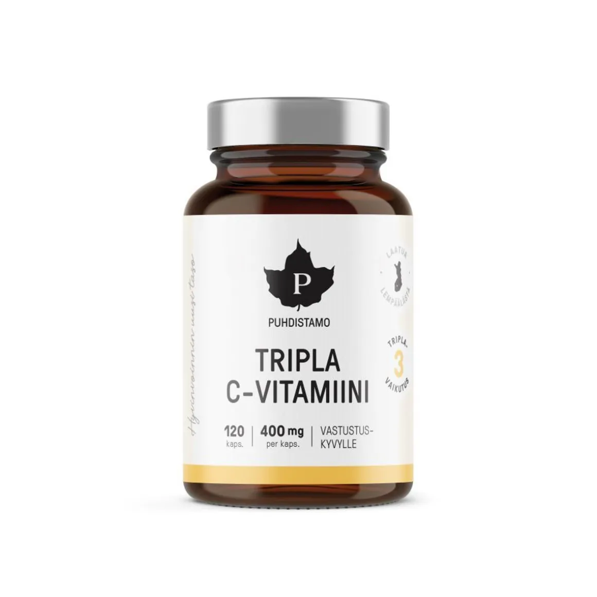 PUHDISTAMO TRIPLA C-VITAMIINI 120 KPL