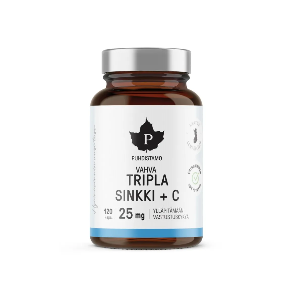 PUHDISTAMO TRIPLA SINKKI -KAPSELI 120 KPL