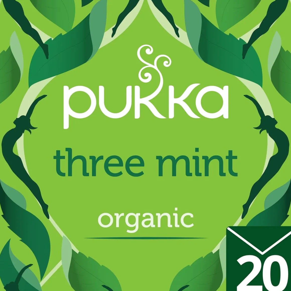 PUKKA YRTTITEE THREE MINT LUOMU 20PS 32 G
