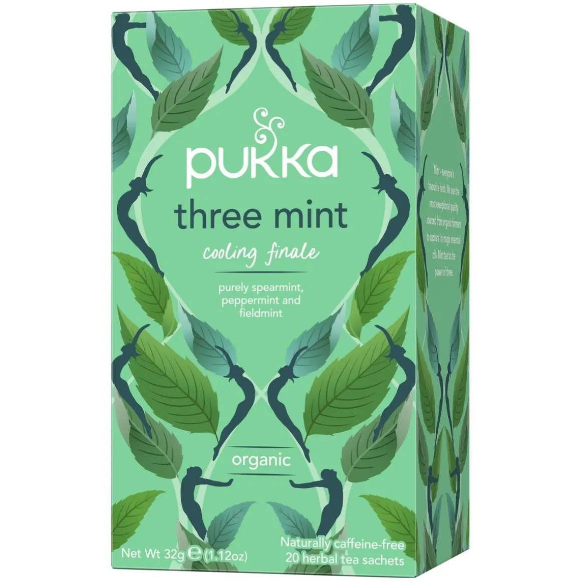 PUKKA YRTTITEE THREE MINT LUOMU 20PS 32 G