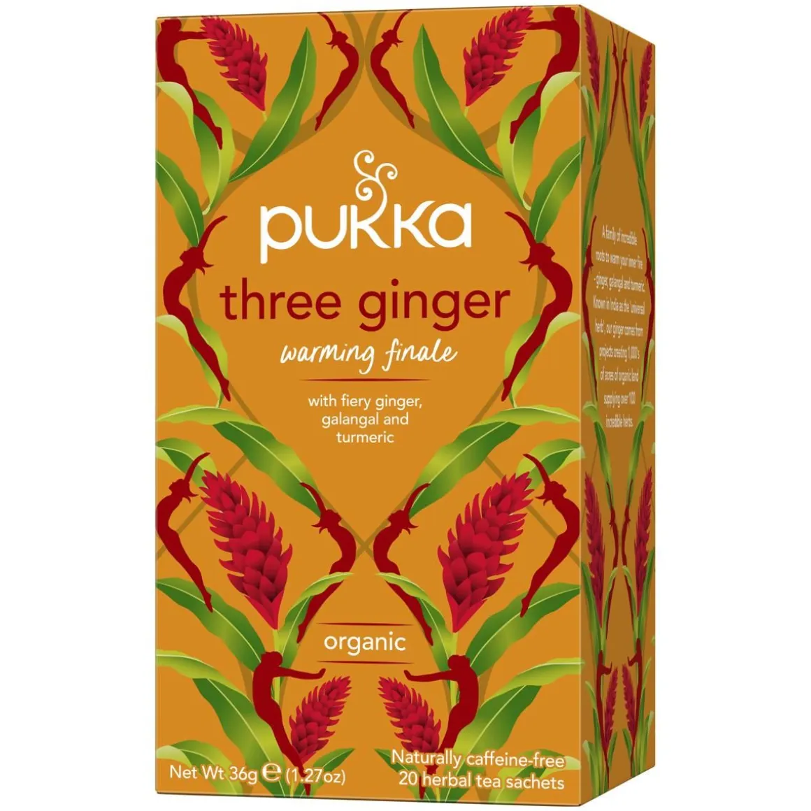 PUKKA THREE GINGER PUSSITEE 20PS 36 G