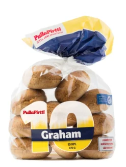 PULLAPIRTTI GRAHAMSÄMPYLÄ 10KPL 470 G