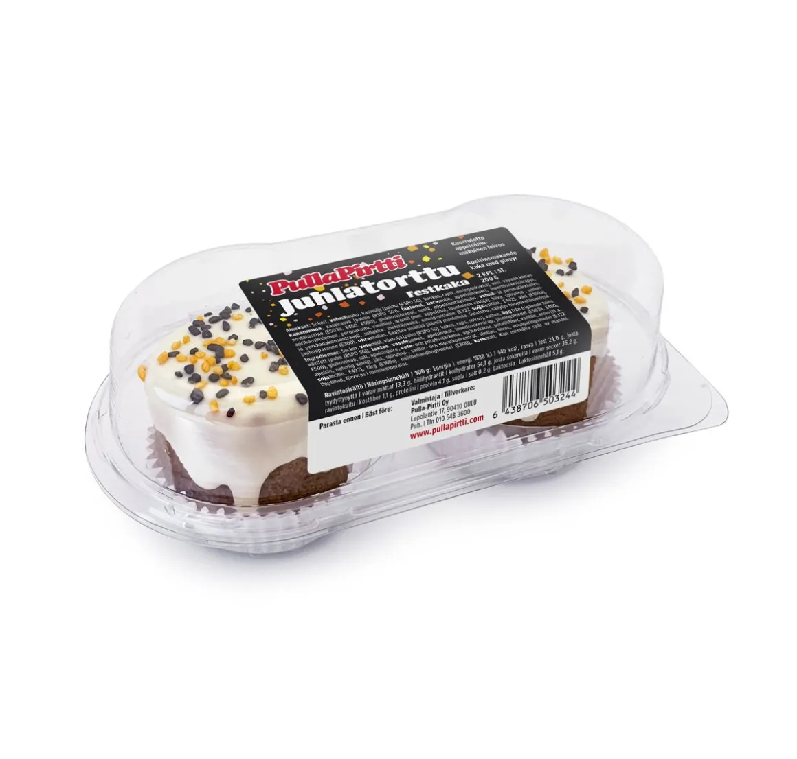 PULLAPIRTTI JUHLATORTTU 2KPL 200 G