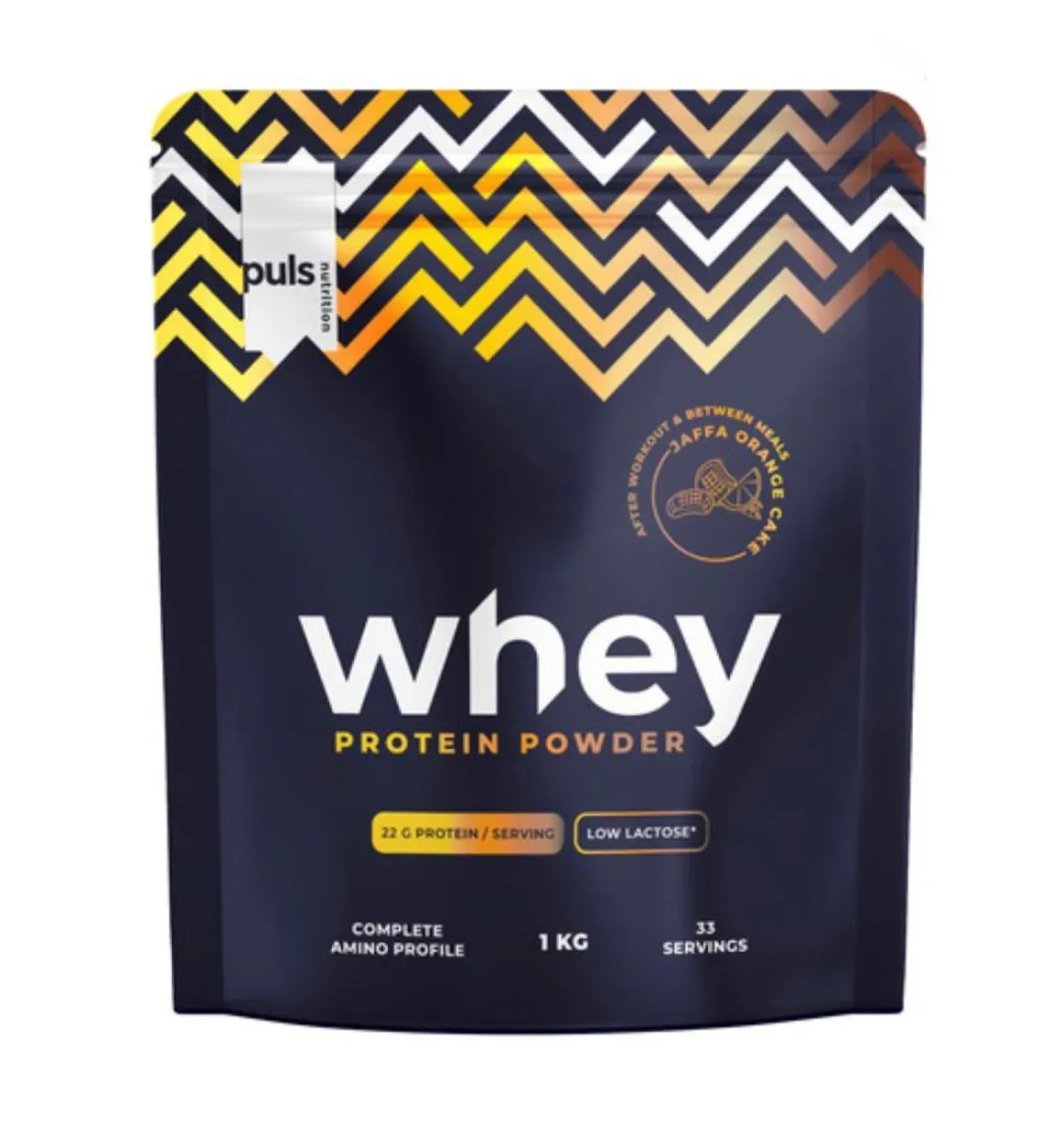 PULS NUTRITION WHEY JAFFA CAKE PROTEIINIJAUHE 1KG